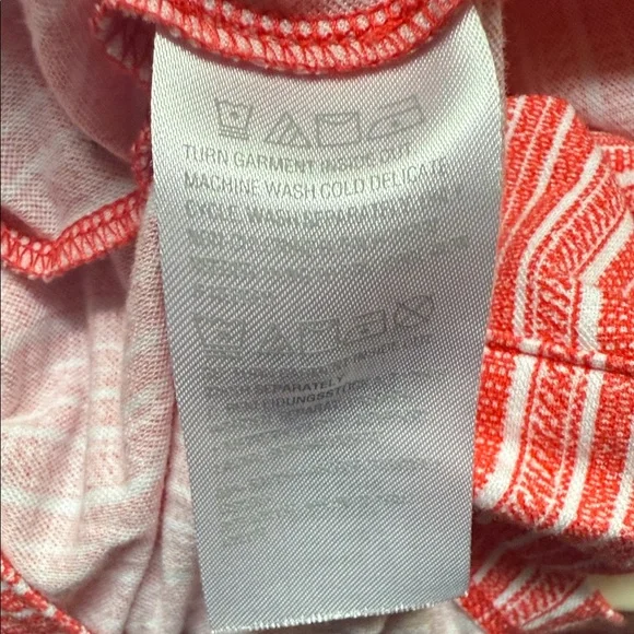 Belle by Kim Gravel Red Striped Top - Picture 3 of 4